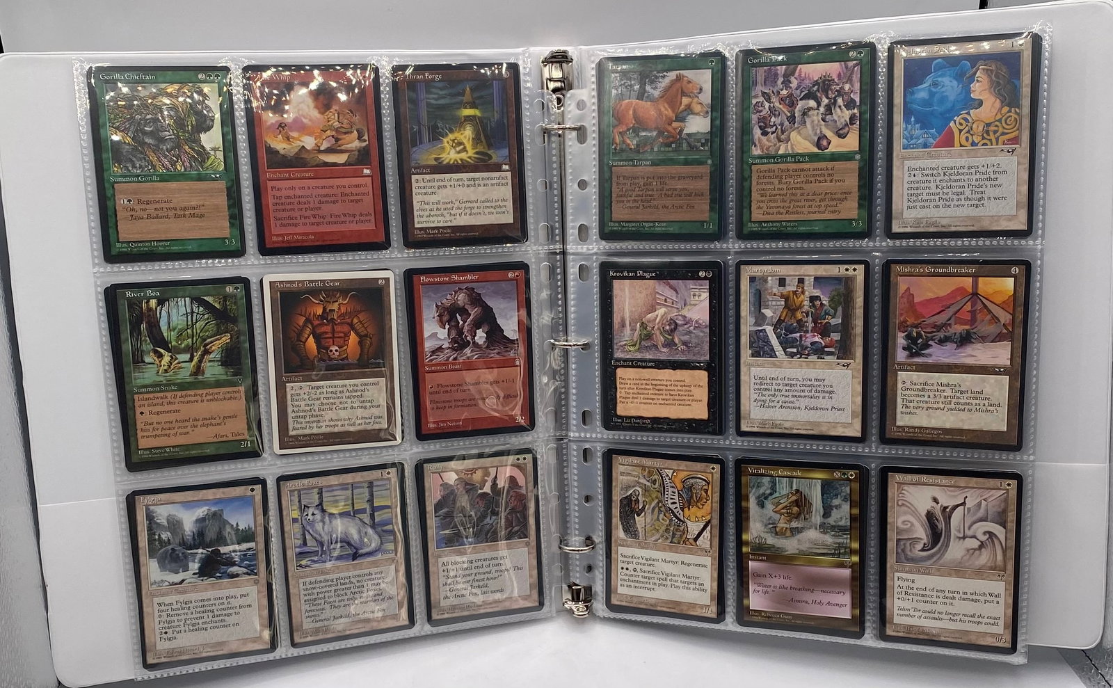 1990s Magic The Gathering Cards Binder - 2