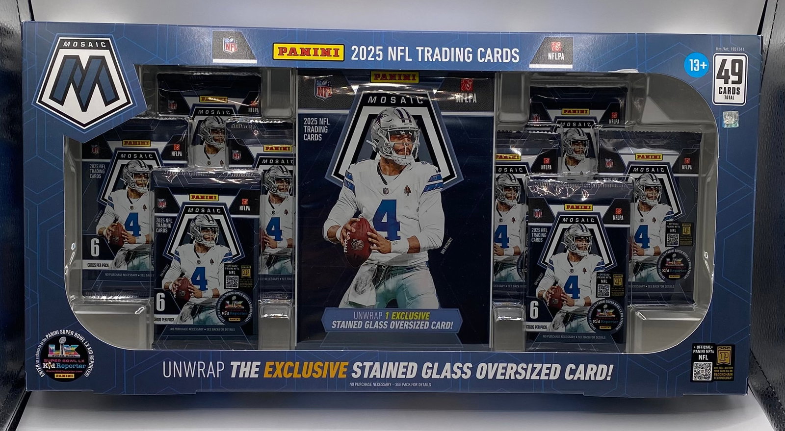 2025 Panini Mosaic NFL Football Trading Card Collection Box (1 of 1)