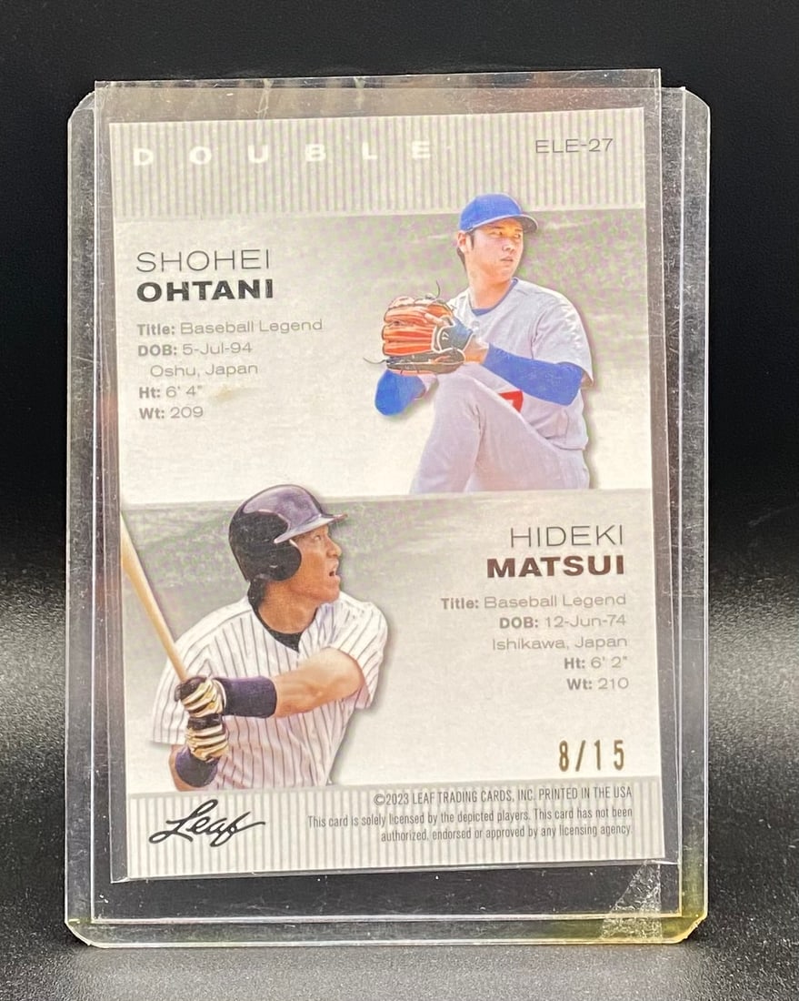 Shohei Ohtani & Hideki Matsui Holo /15 - 2