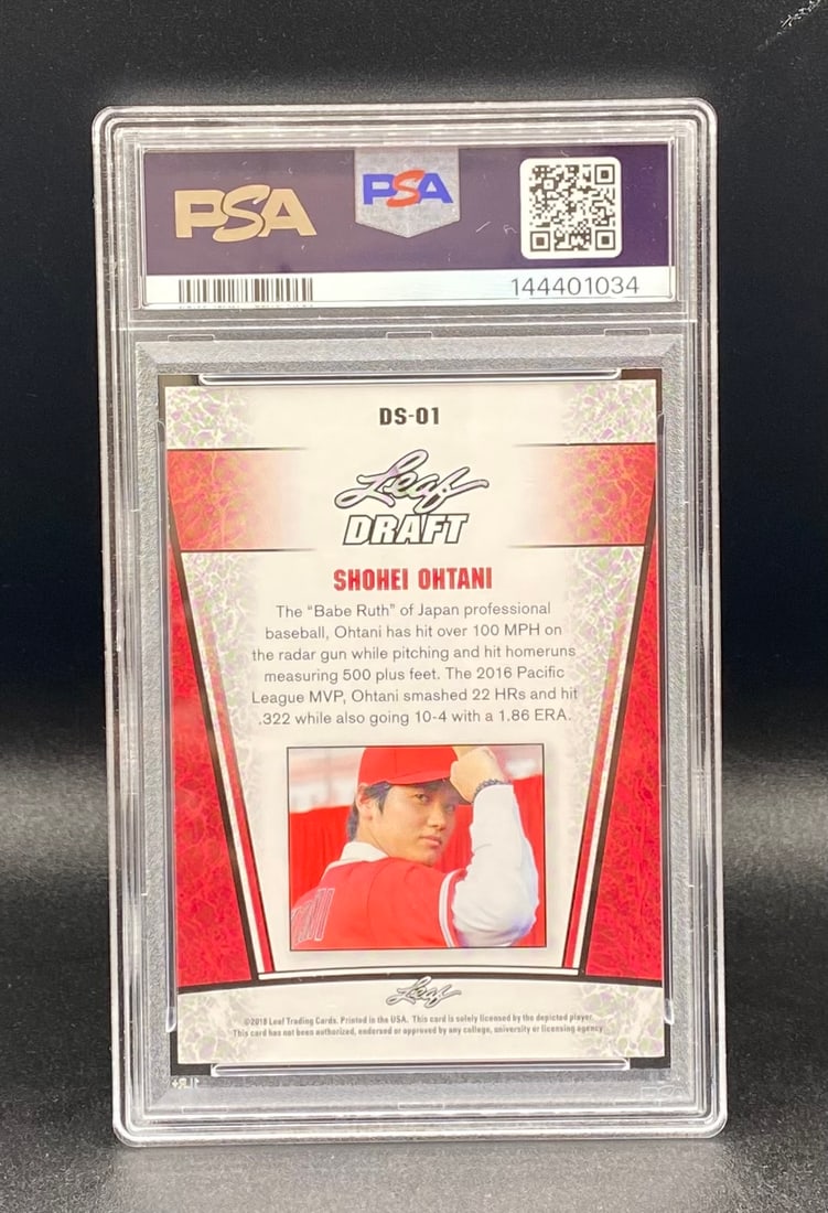 Shohei Ohtani Rookie Silver PSA 10 - 2
