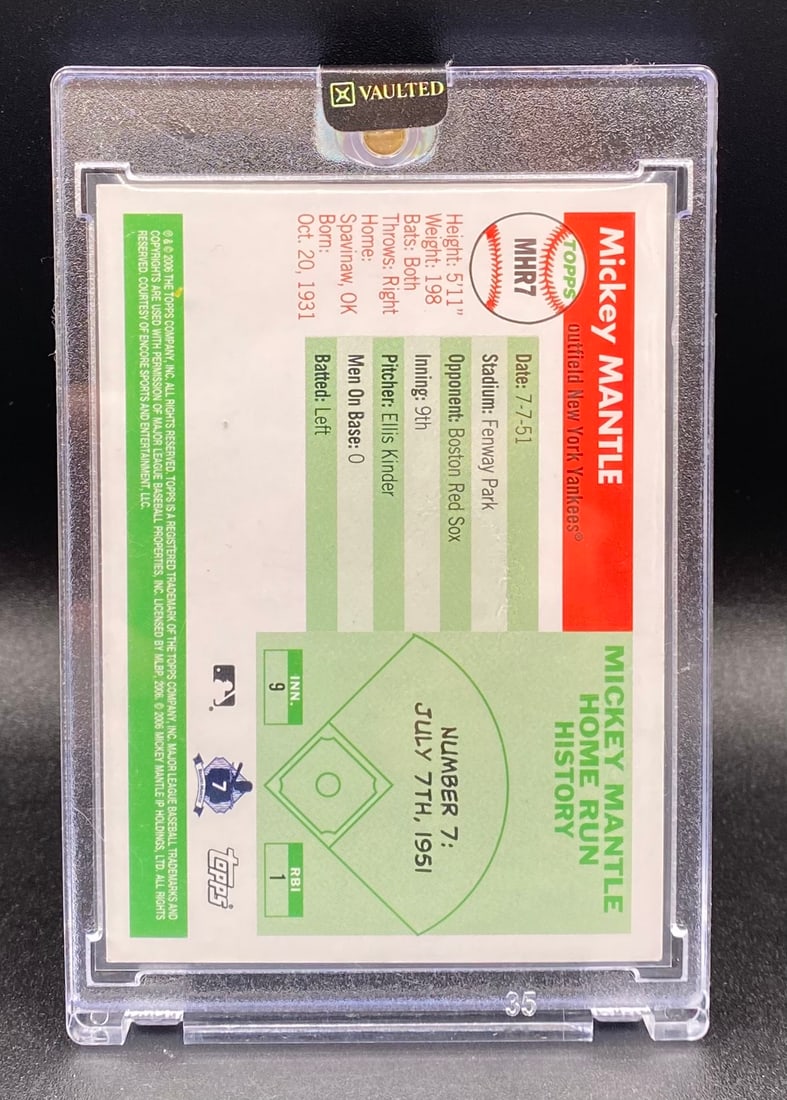 Mickey Mantle Card - 2