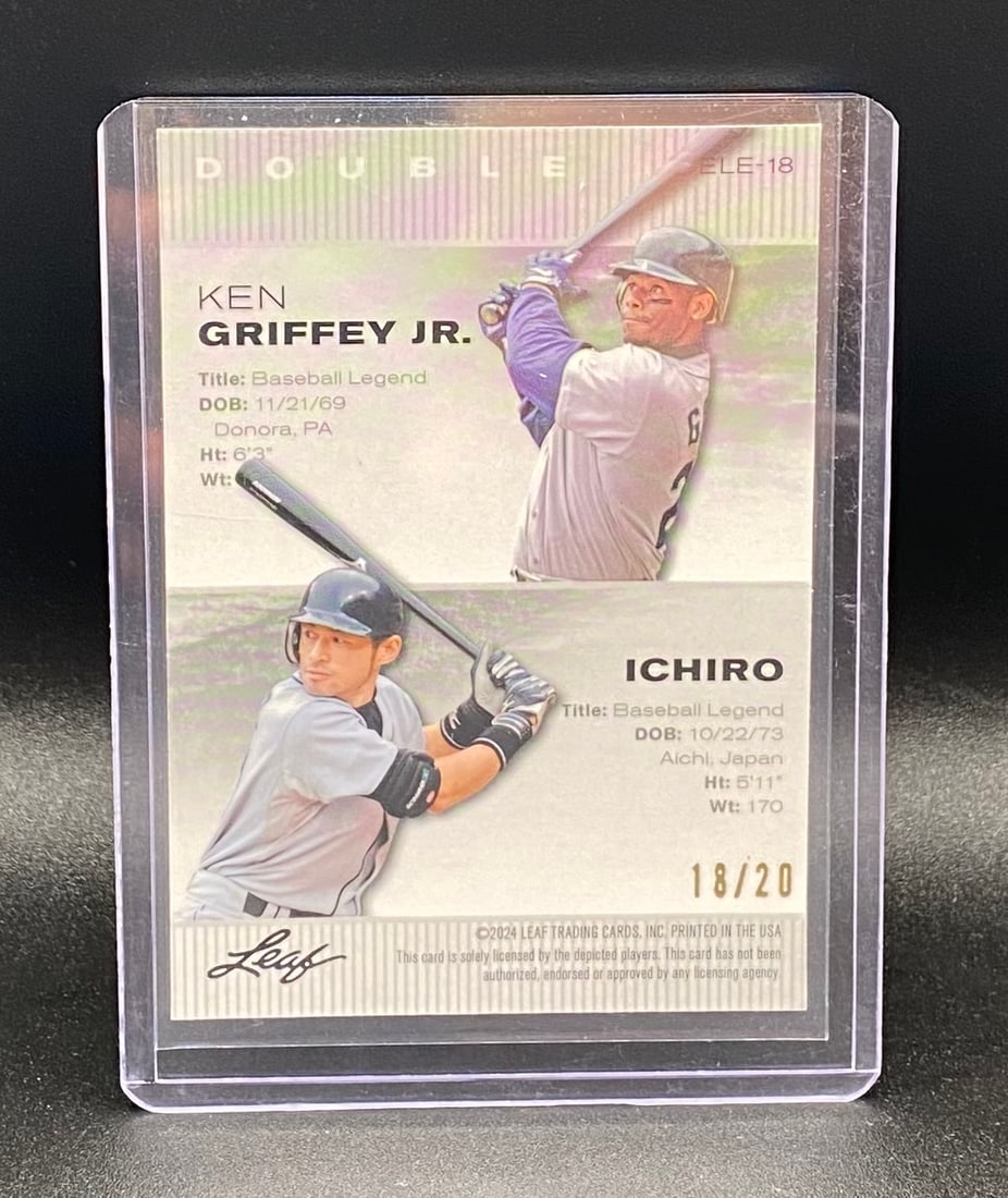 Ken Griffey Jr. & Ichiro Suzuki Holo /20 - 2