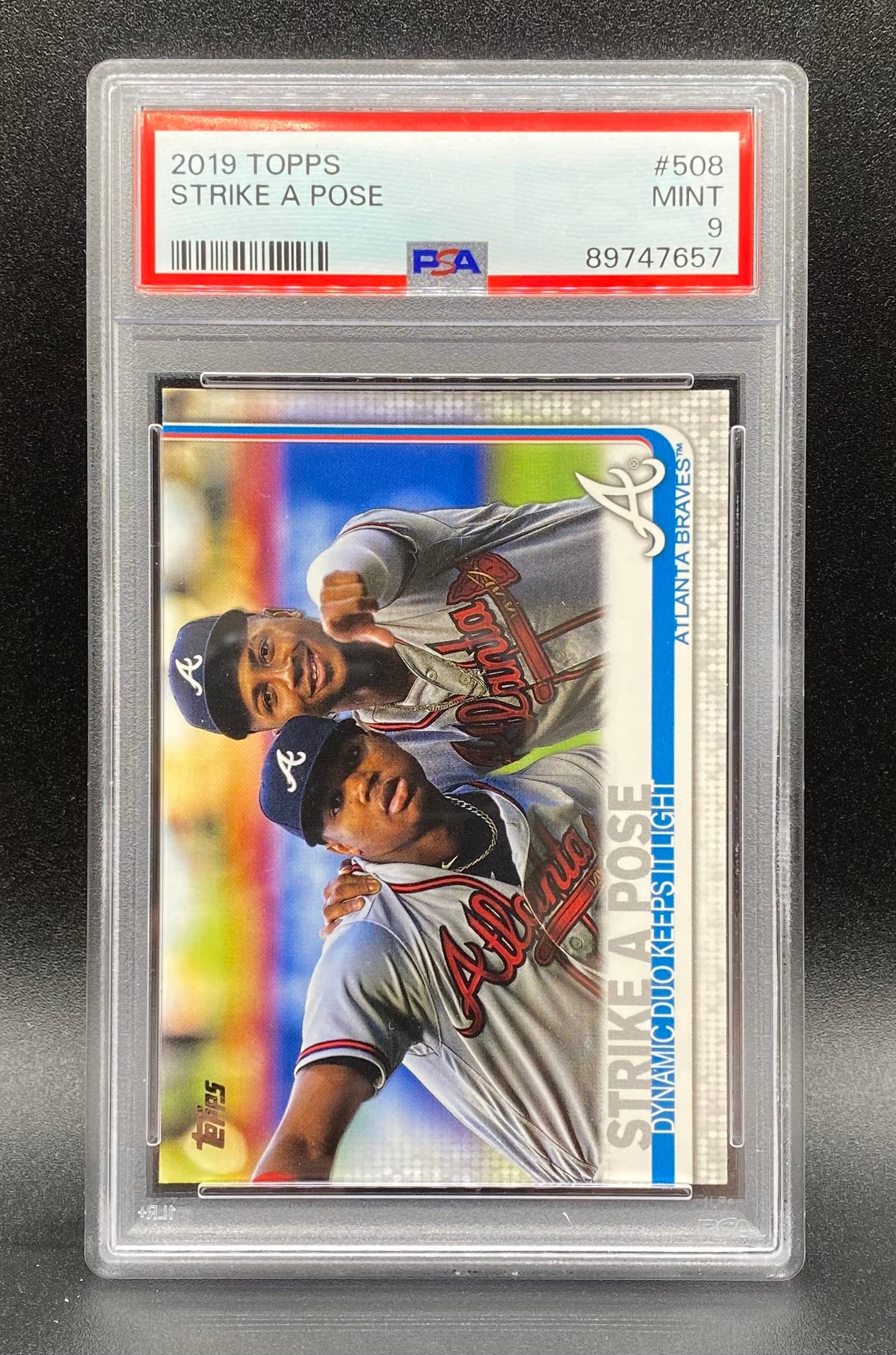 2019 Topps Strike A Pose Dynamic Duo PSA 9 Mint: 2019 Topps #508 Strike A Pose Dynamic Duo PSA 9 Mint