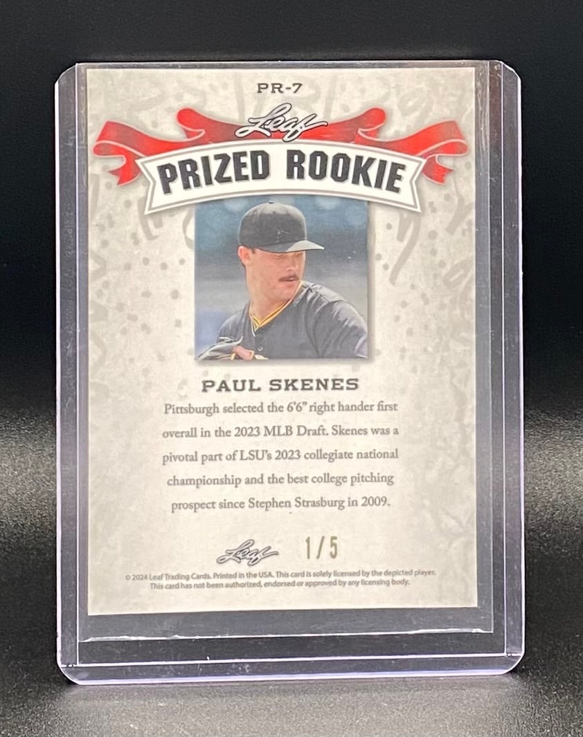 Paul Skenes Green Holo /5 - 2