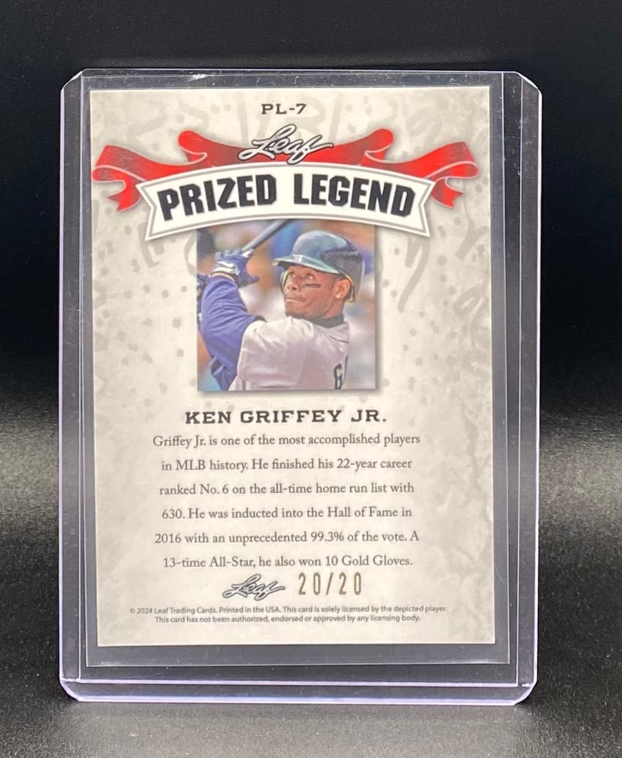 Ken Griffey Jr. Blue Holo /20 - 2