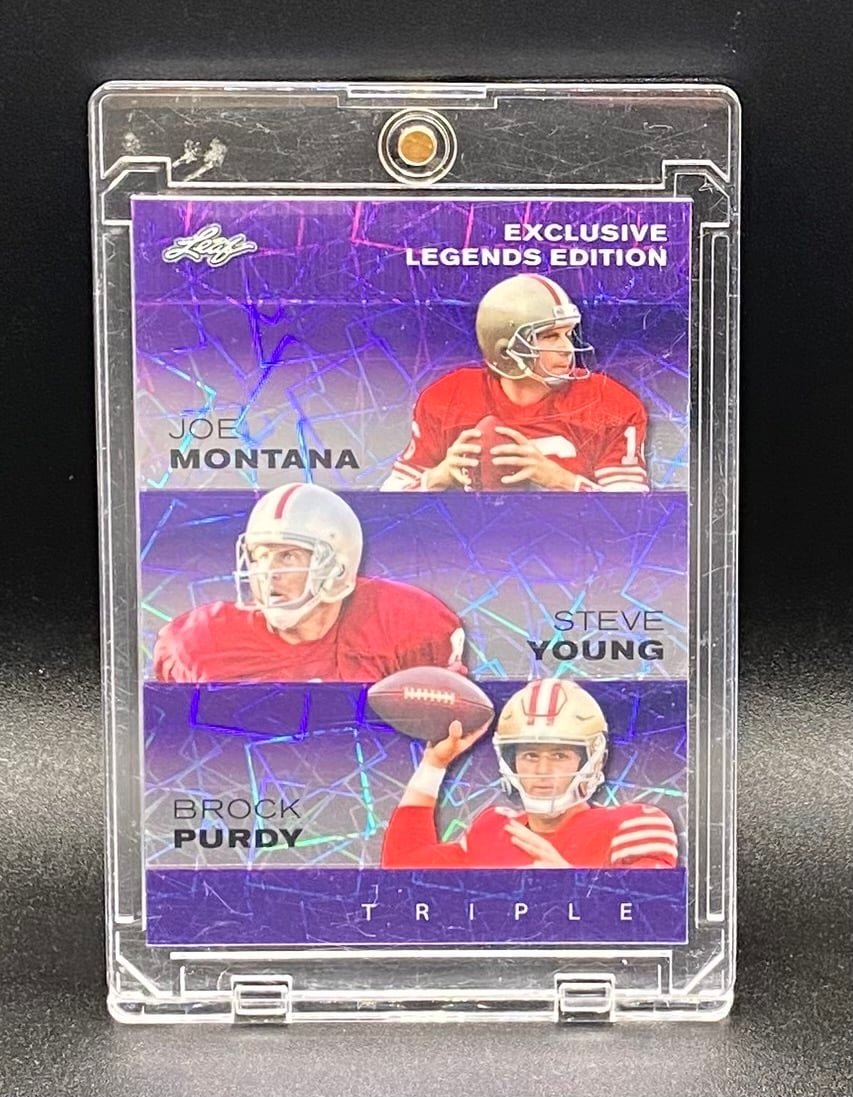 Joe Montana, Steve Young & Brock Purdy /15 (1 of 2)