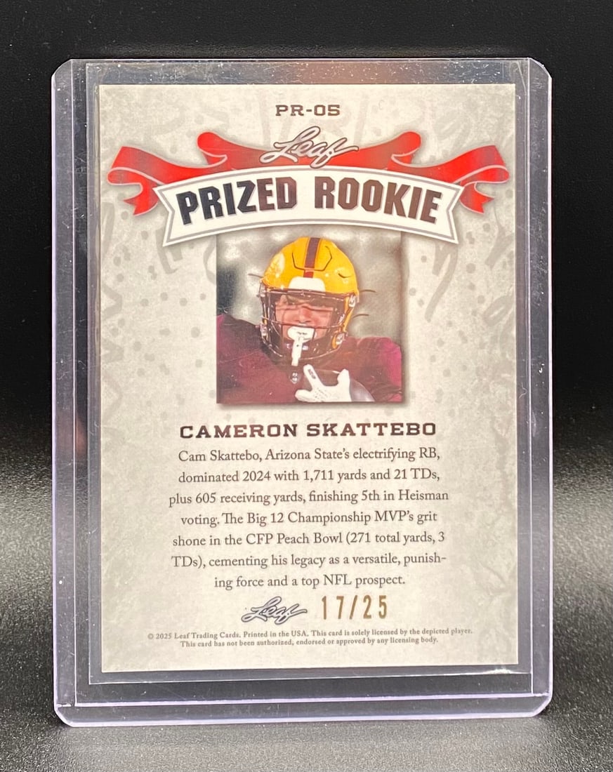 Cameron Skattebo Holo /25 - 2