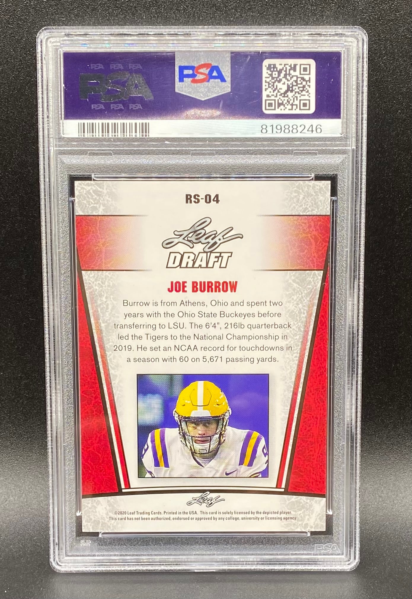 Joe Burrow Special Release Rookie - 2