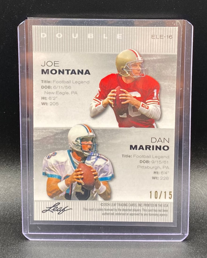 Joe Montana & Dan Marino /15 - 2