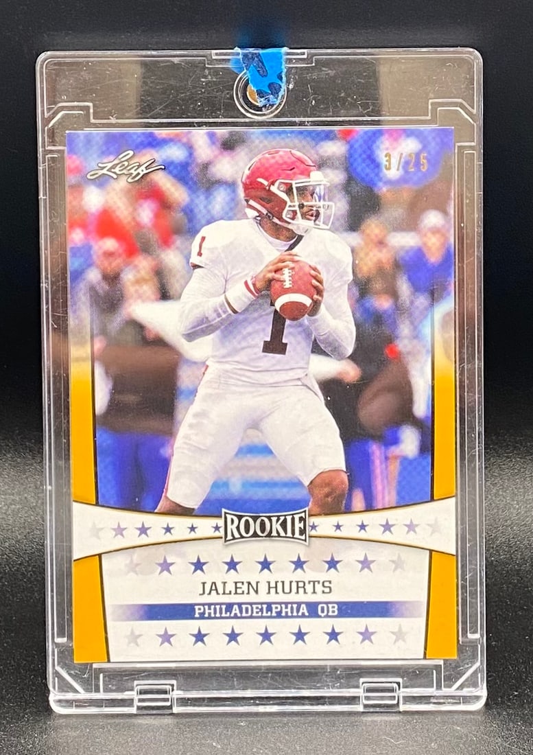 Jalen Hurts Gold Rookie Card /25 (1 of 2)