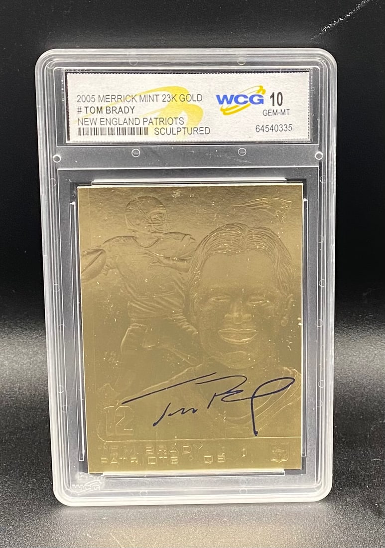 Tom Brady Sculptured Card (1 of 1)