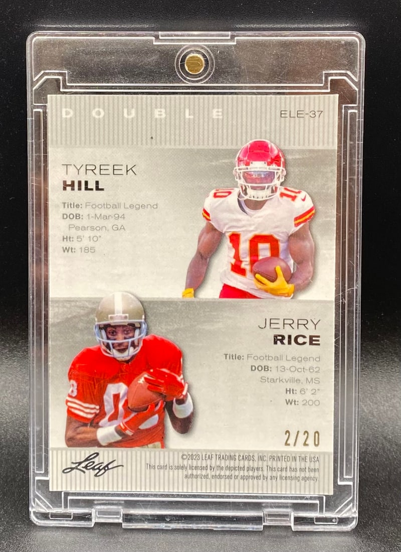 Tyreek Hill & Jerry Rice Holo /20 - 2