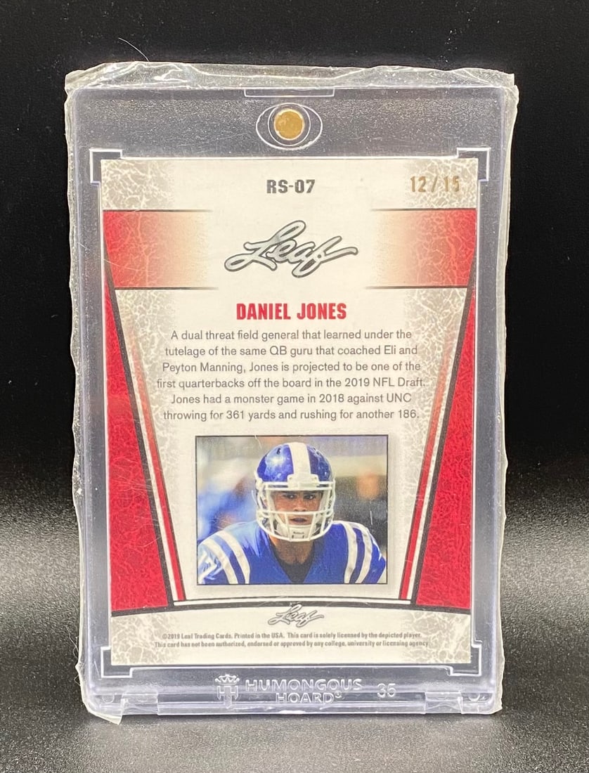 Daniel Jones Rookie Holo /15 - 2