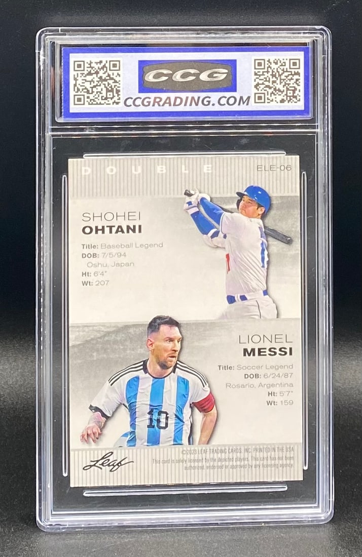 Shohei Ohtani & Lionel Messi Card - 2