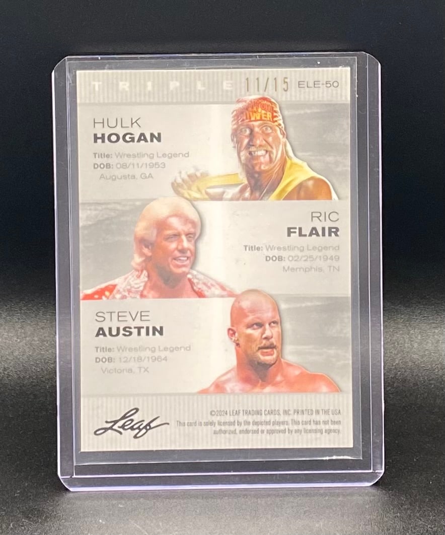 Hulk Hogan, Ric Flair, and "Stone Cold" Steve Austin /15 - 2