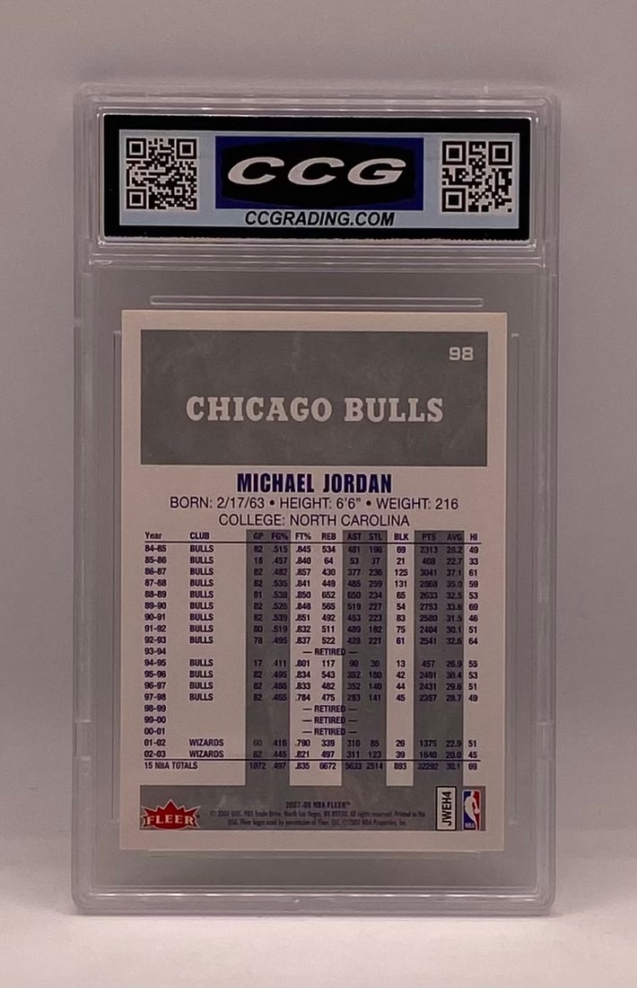 2007 Michael Jordan Card - 2
