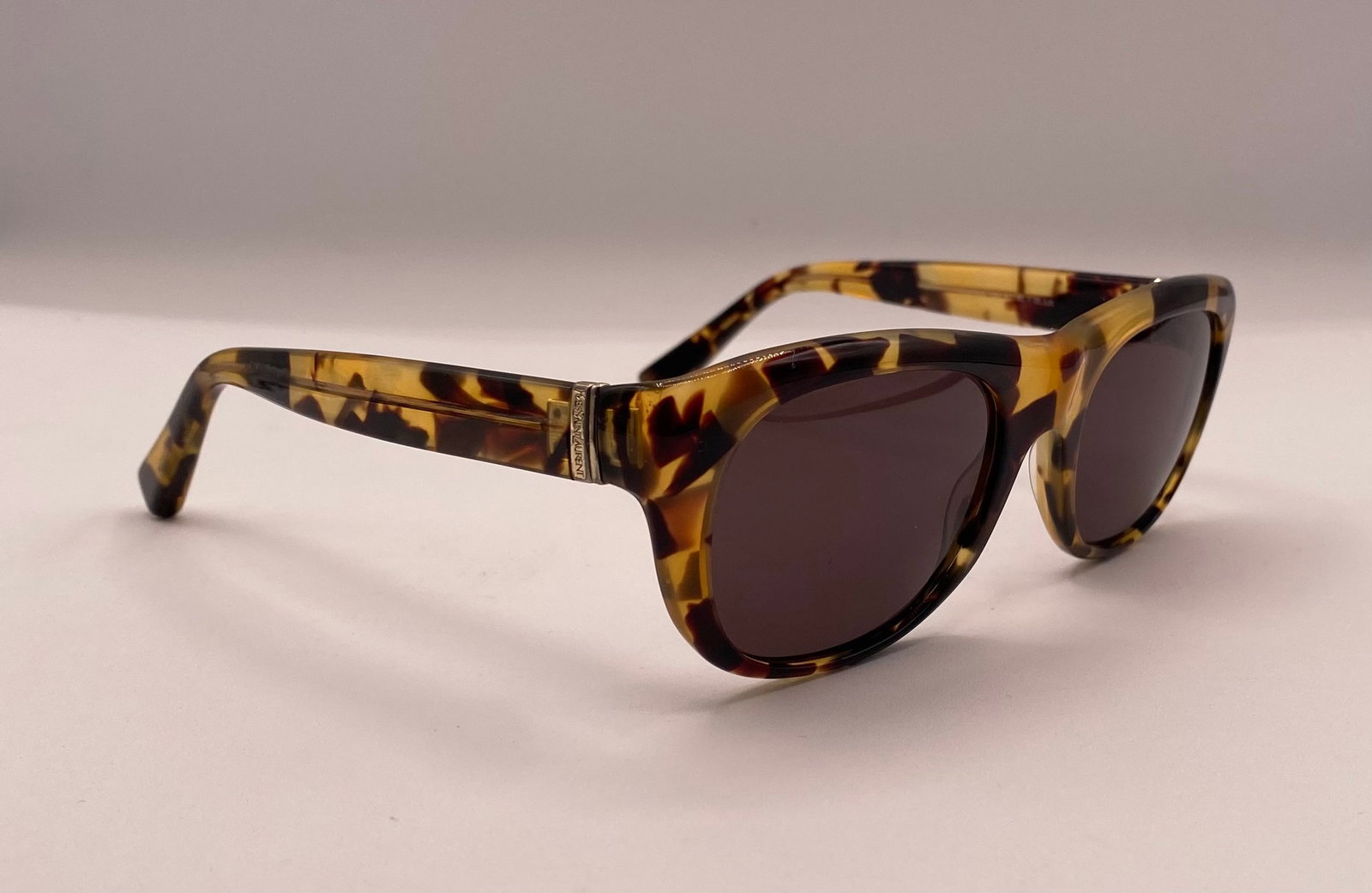 Yves Saint Laurent Yellow Honey Tortoise Sunglasses (1 of 2)