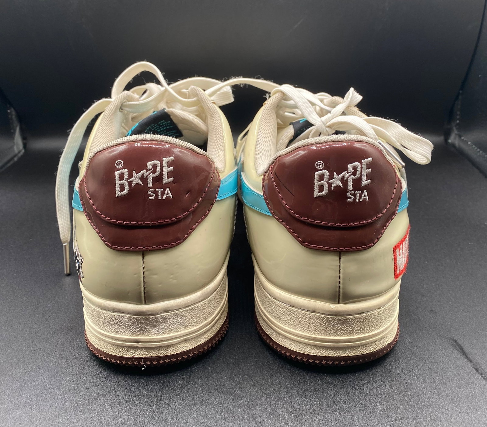 A Bathing Ape Bapesta Low Marvel Comics Rocket Raccoon Sneakers - 2
