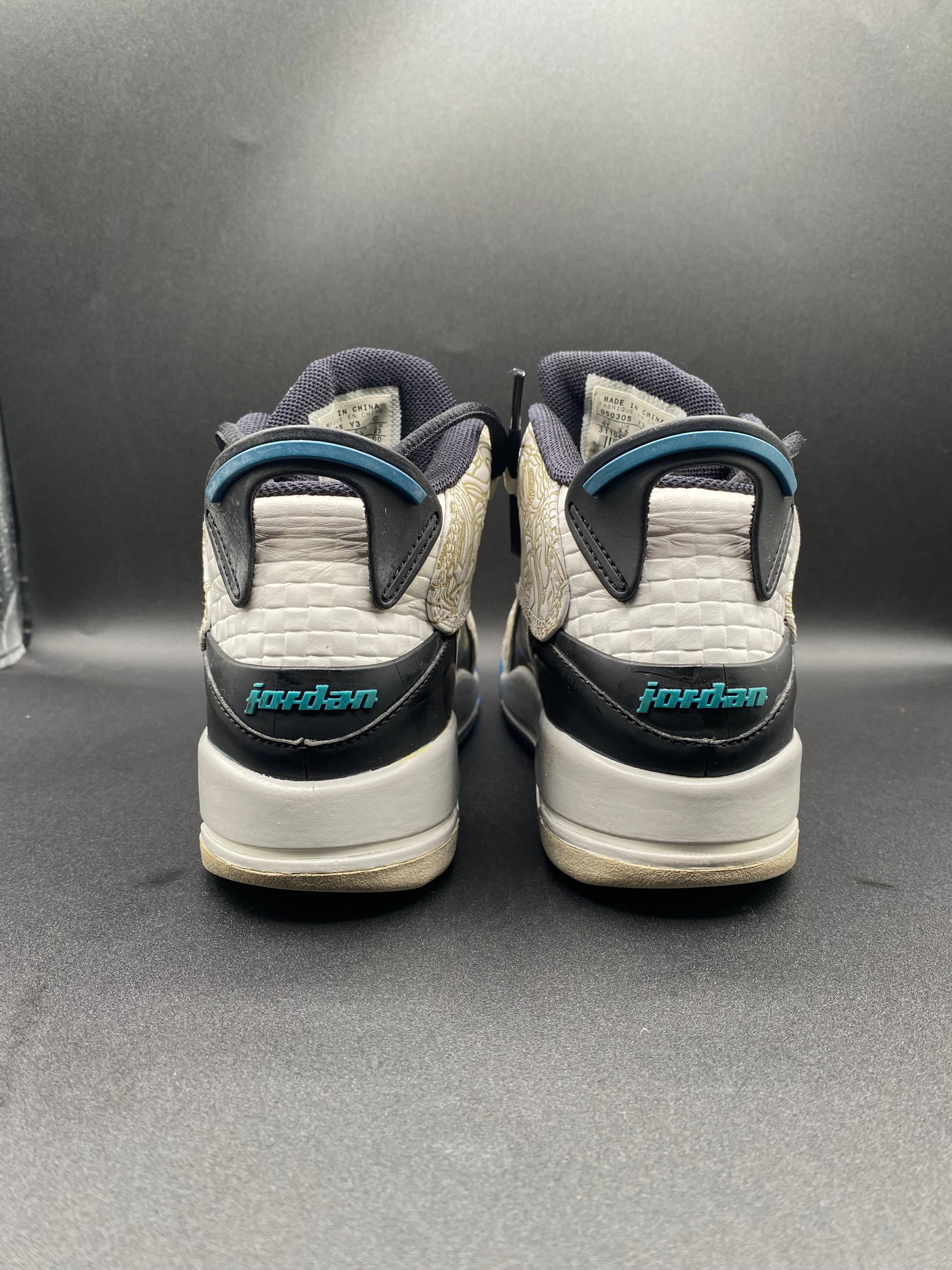 Air Jordan Dub Zero GS White Black Photo Blue - 2