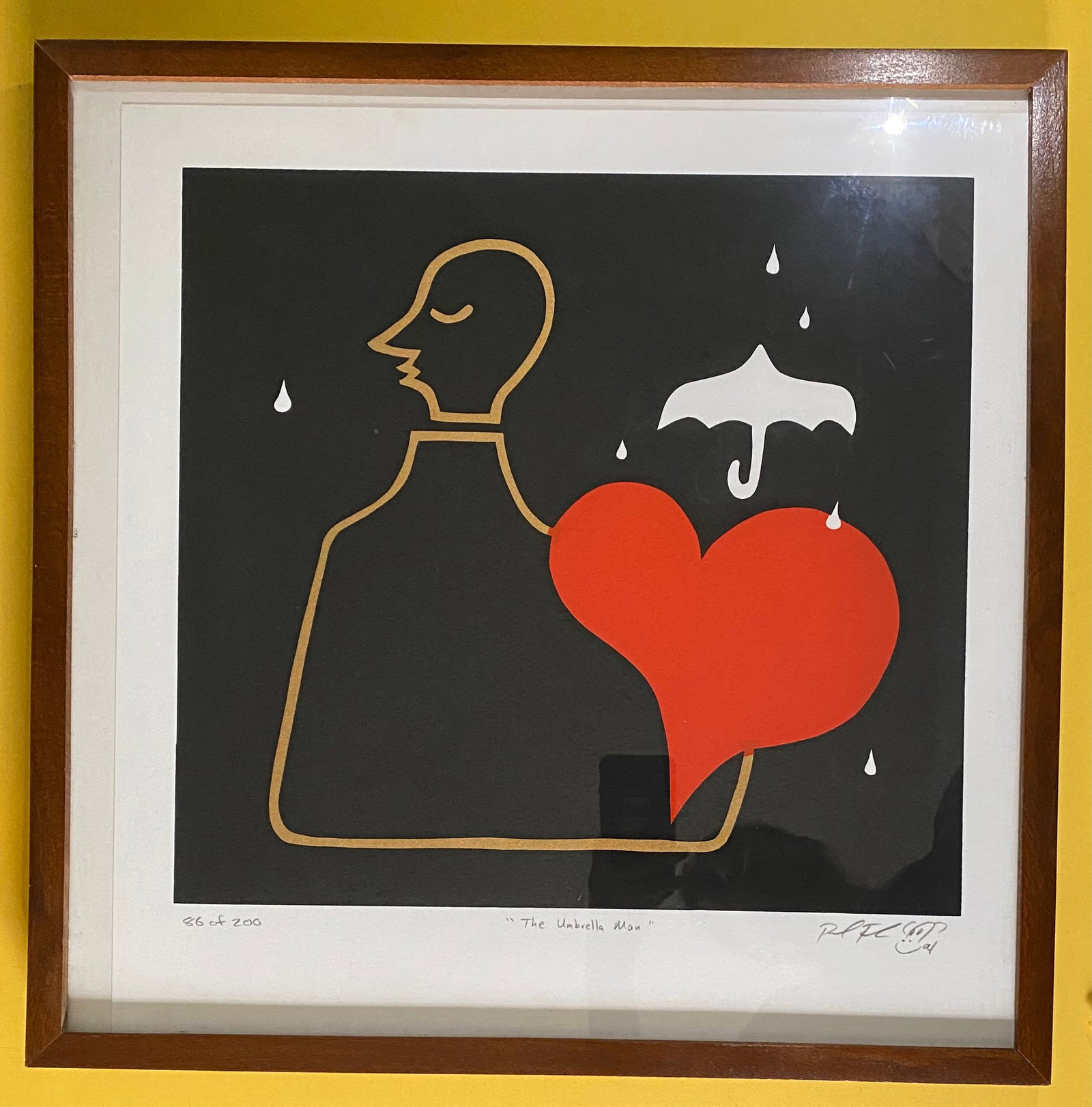 Paul Frank Signed Serigraph /200 Framed (1 of 1)