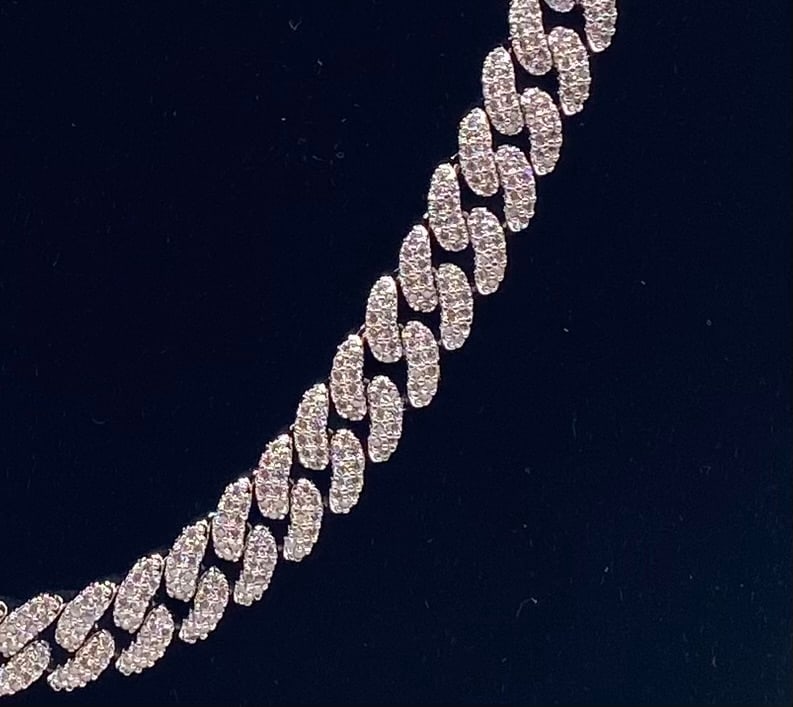 Cuban VVS Moissanite Necklace - 2