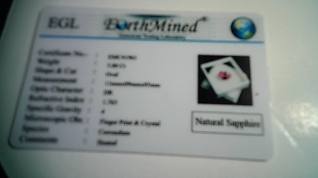 CERTIFIED GEMSTONE (1 of 2)