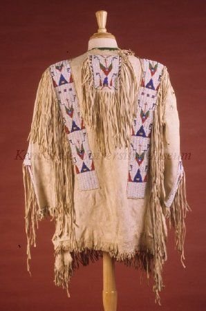 NATIVE AMERICAN BUCK SKIN AND LEATHER ATTIRE (1 of 2)