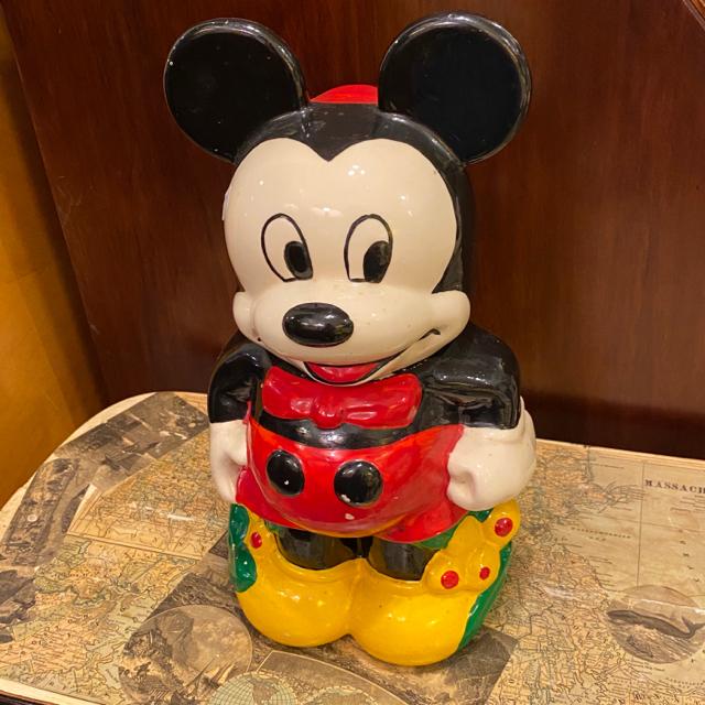 Mickey & Minnie Mouse Turnabout Cookie Jar: Mickey Mouse turnabout cookie jar7" x 7" x 13" h