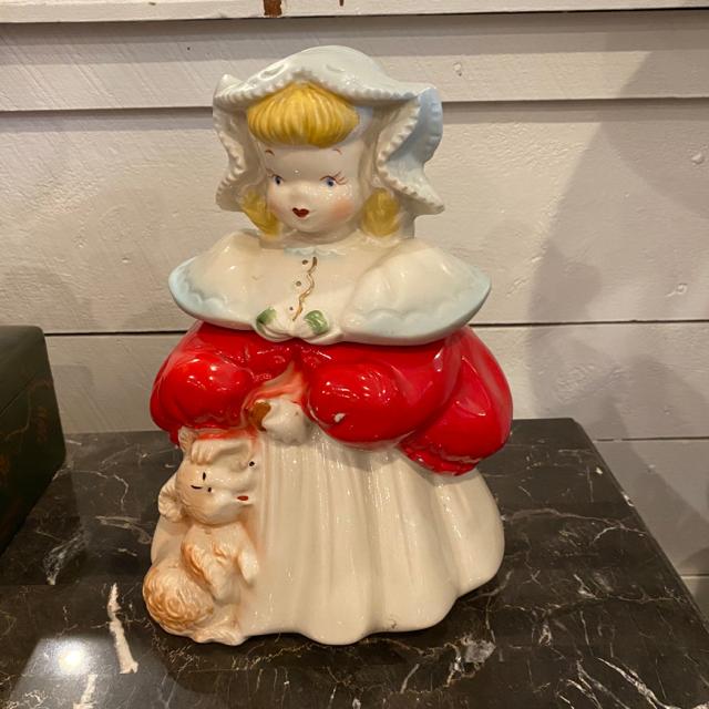 Dutch Girl Cookie Jar: Dutch girl cookie jar9" d, 12" h