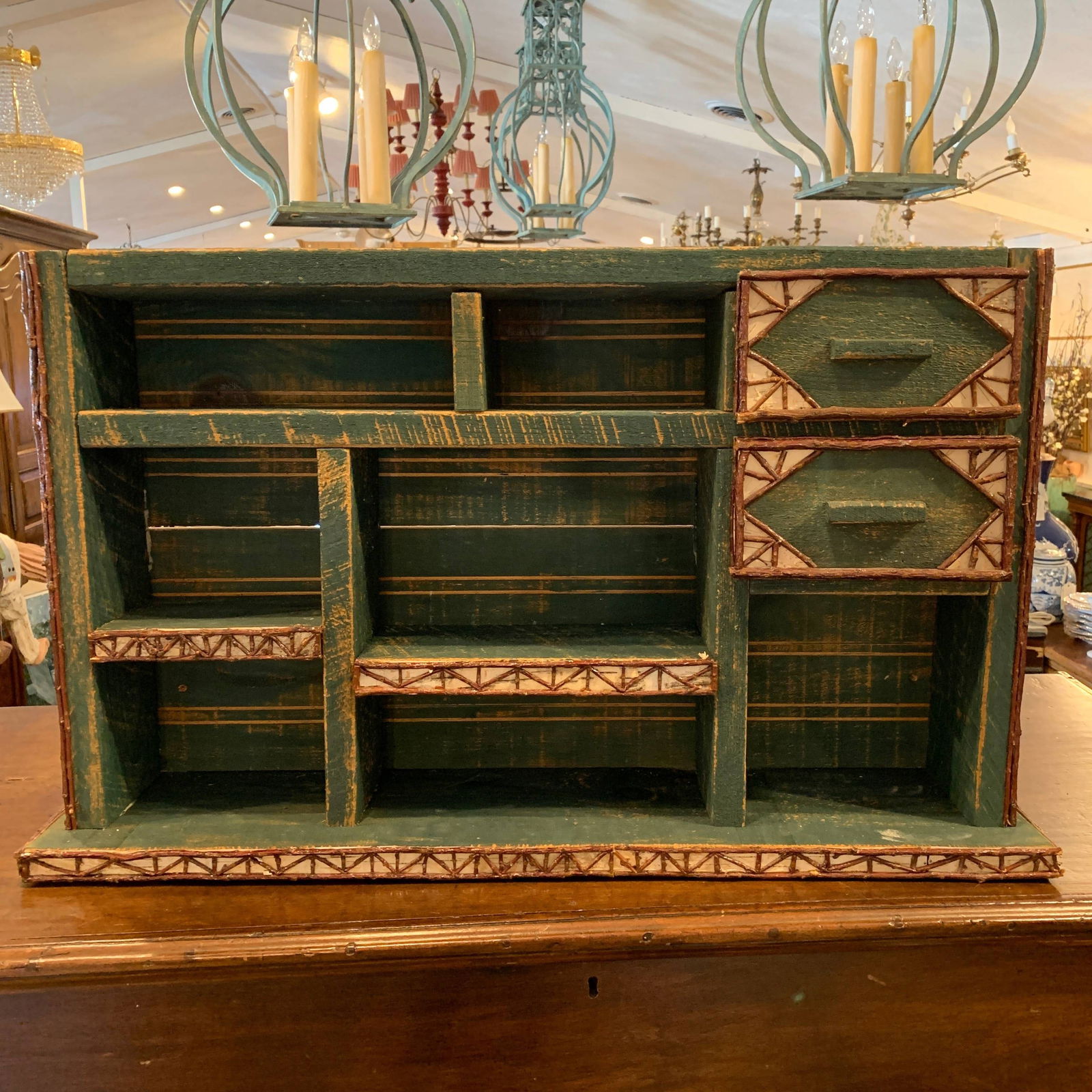 Adirondack Twig Style Wall Shelf (1 of 8)