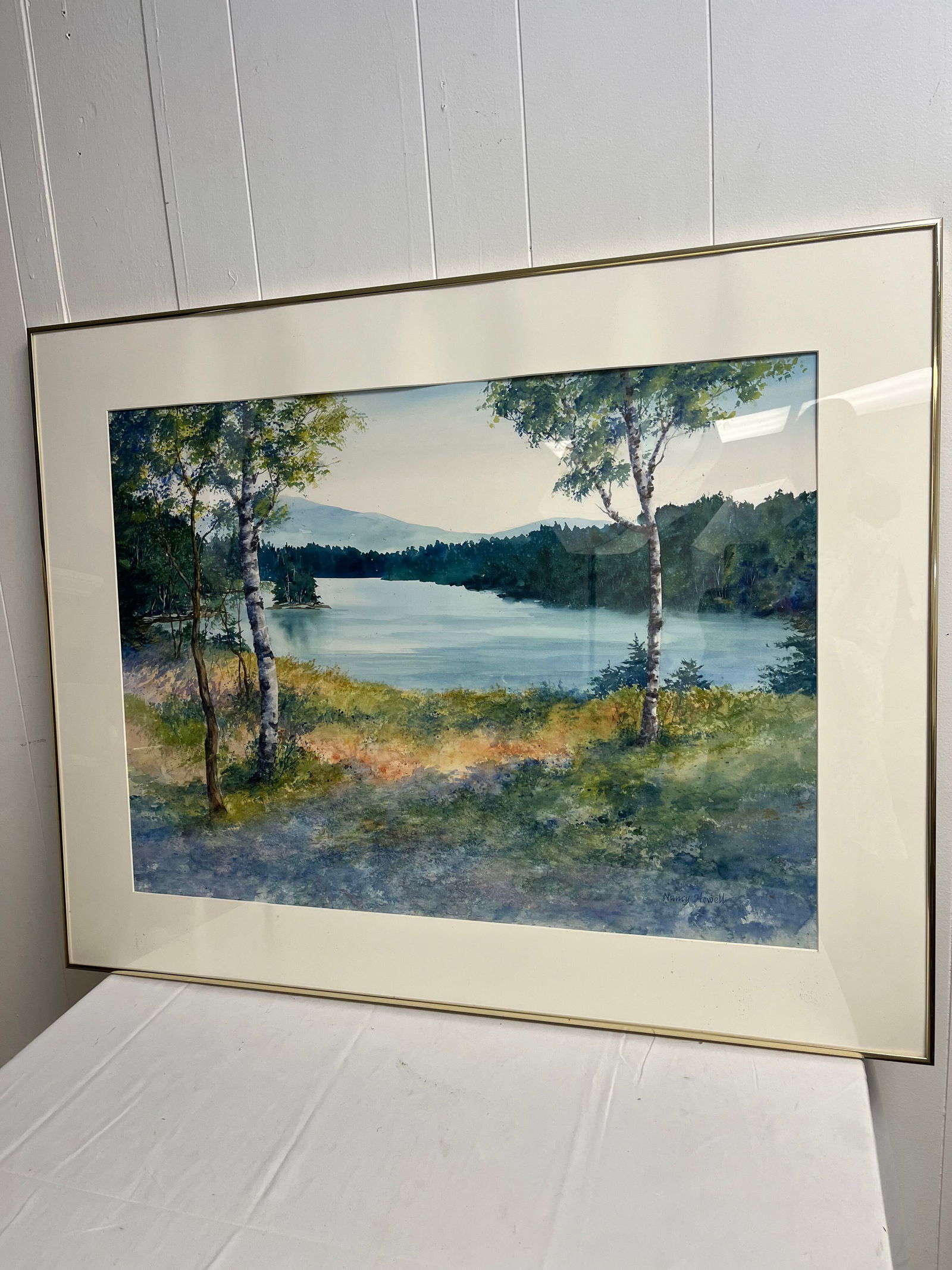 Signed Nancy Howell Water Color (1 of 8)