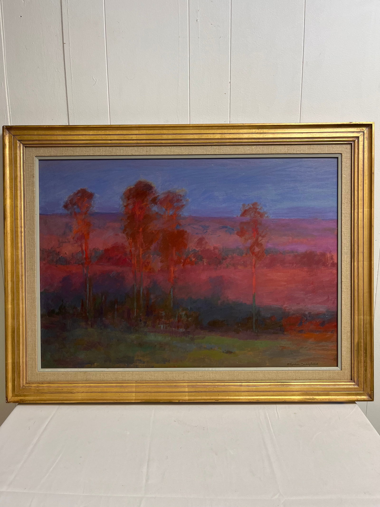 Signed Stephen Craighead landscape (1 of 6)