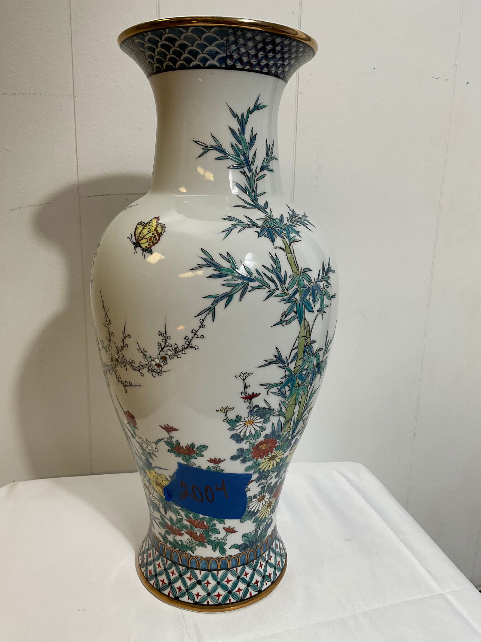 Signed Chinese Handpainted Vase (1 of 8)