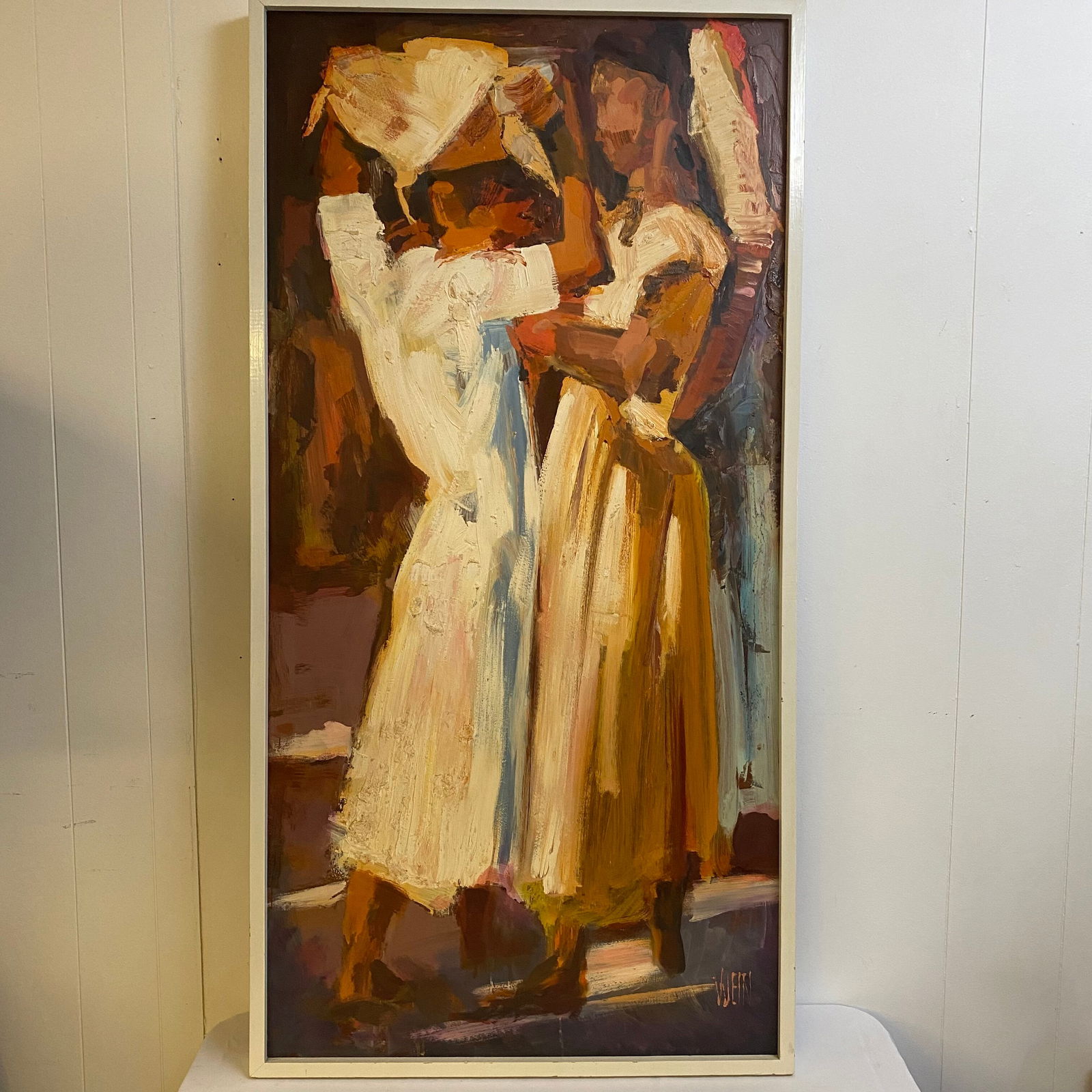 Signed Albert Wein abstract painting  (1 of 7)