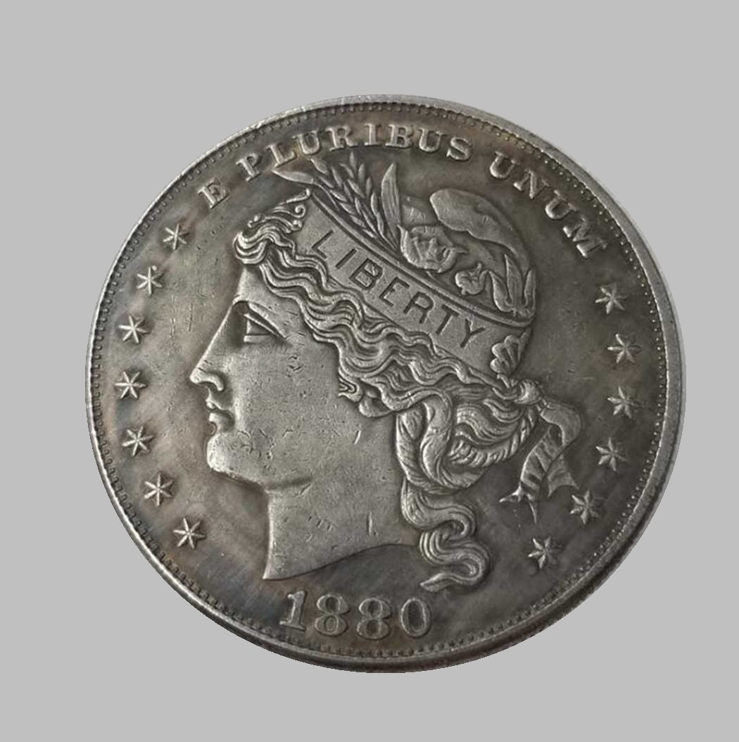 1880 100C. DOLLARS LIBERTY SILVER COIN (1 of 2)