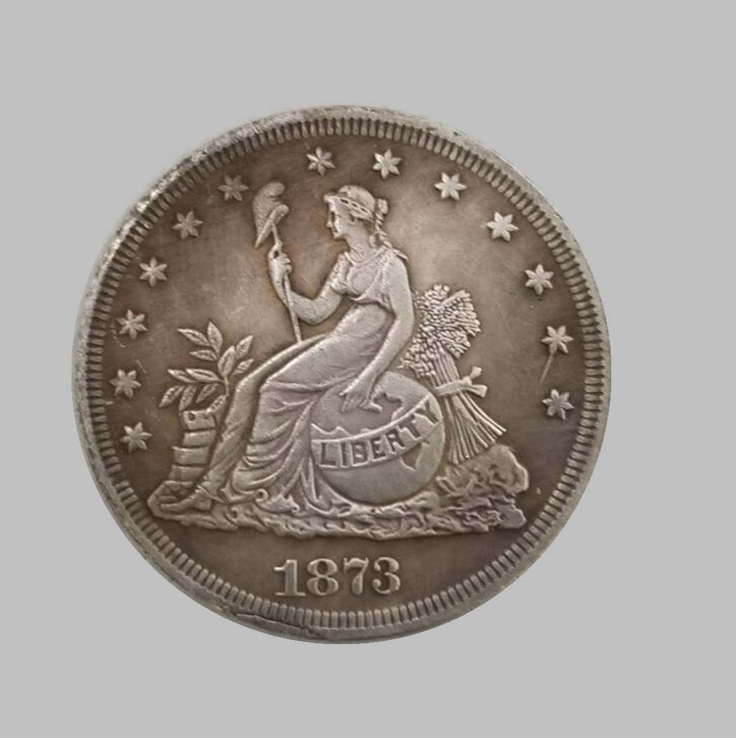 1873 TRADE DOLLARS SILVER COIN (1 of 2)
