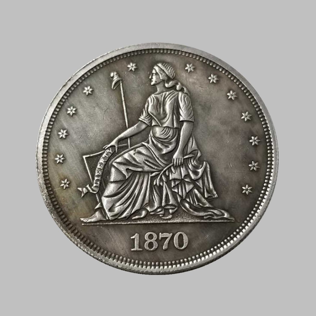 1870 ONE DOLLARS SILVER COIN (1 of 2)