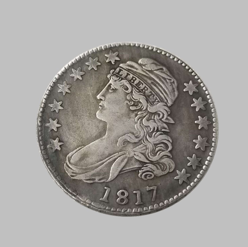 1817 50C. DOLLARS SILVER COIN (1 of 2)