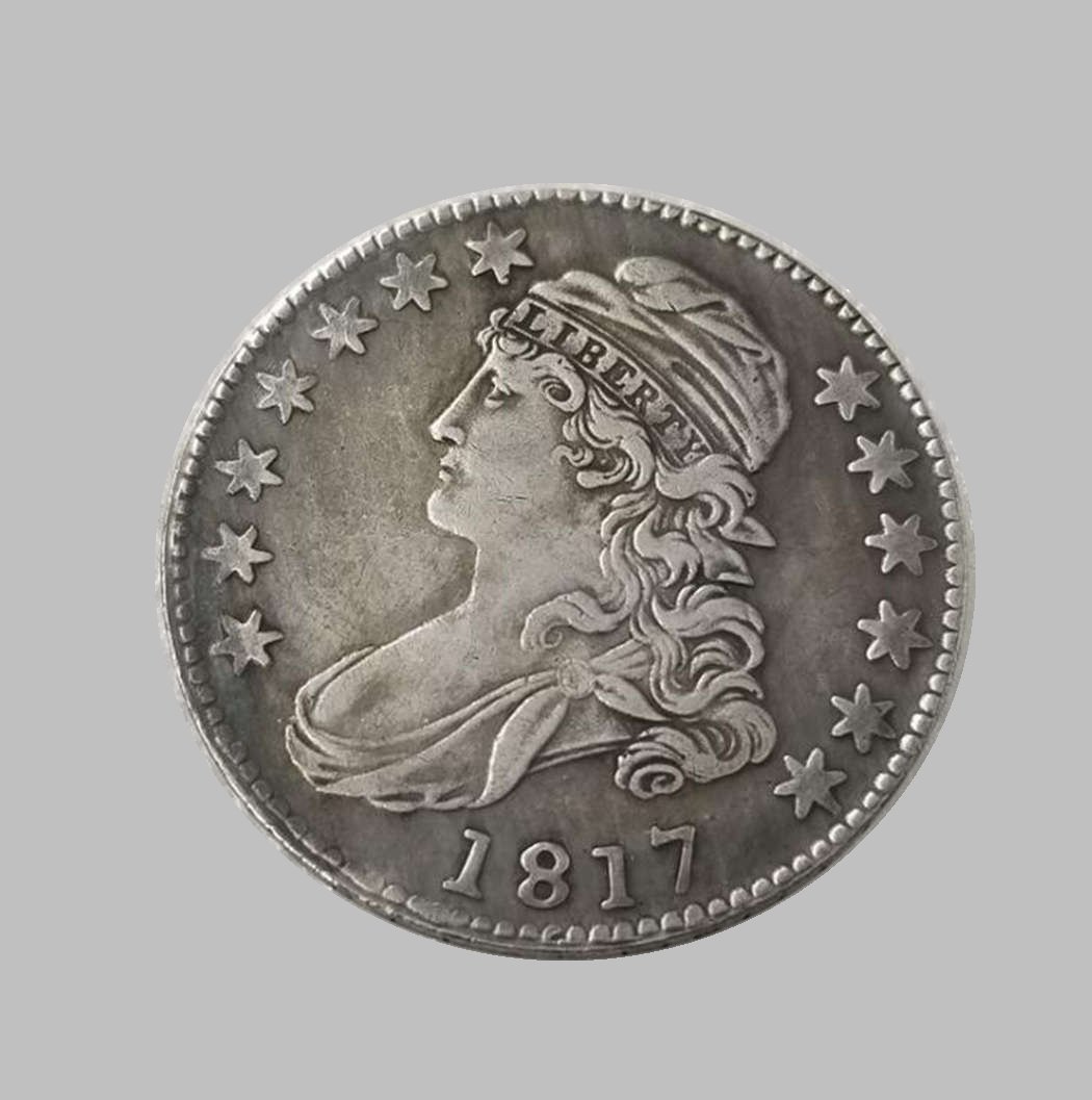 1817 50C. DOLLARS SILVER COIN (1 of 2)