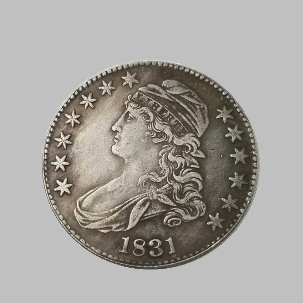 1831 50C. DOLLARS SILVER COIN (1 of 2)