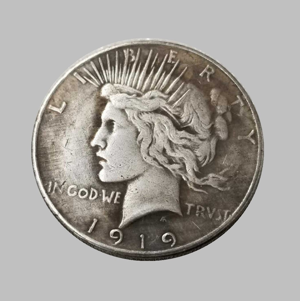 1919 ONE DOLLARS PEACE SILVER COIN (1 of 2)