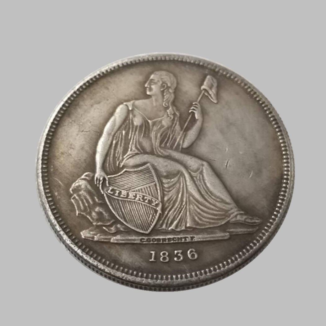 1836 ONE DOLLARS SILVER COIN (1 of 2)