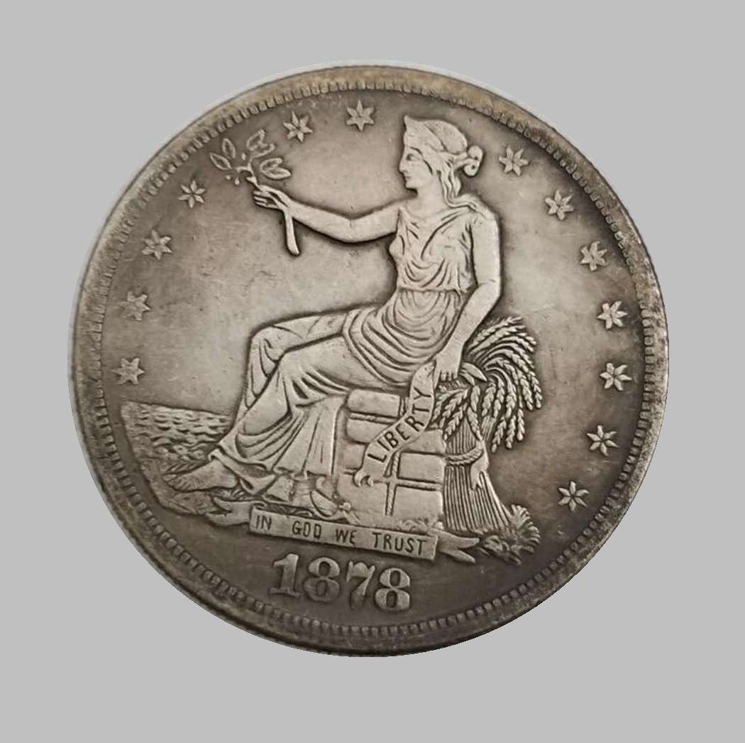1878 TRADE DOLLARS SILVER COIN (1 of 2)