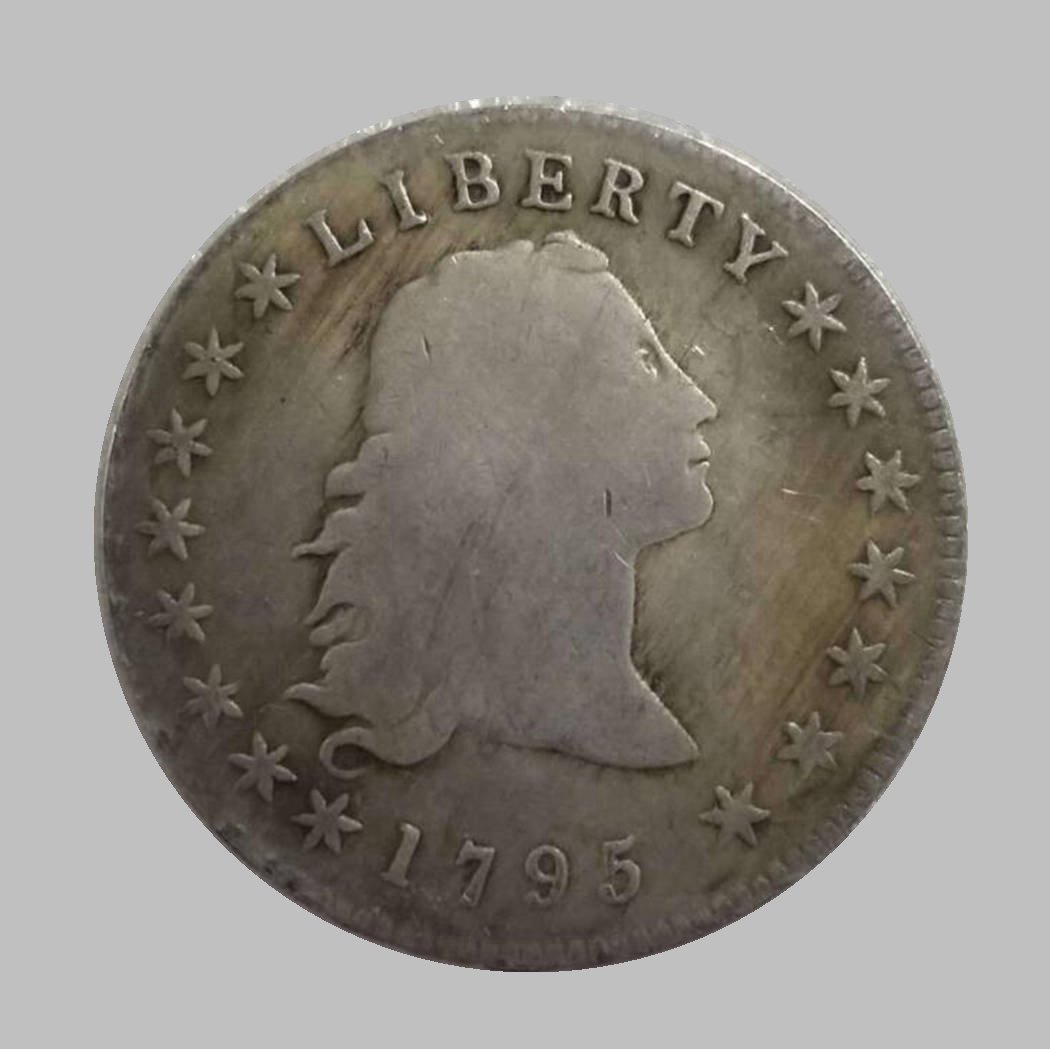 1795 DOLLARS SILVER COIN (1 of 2)