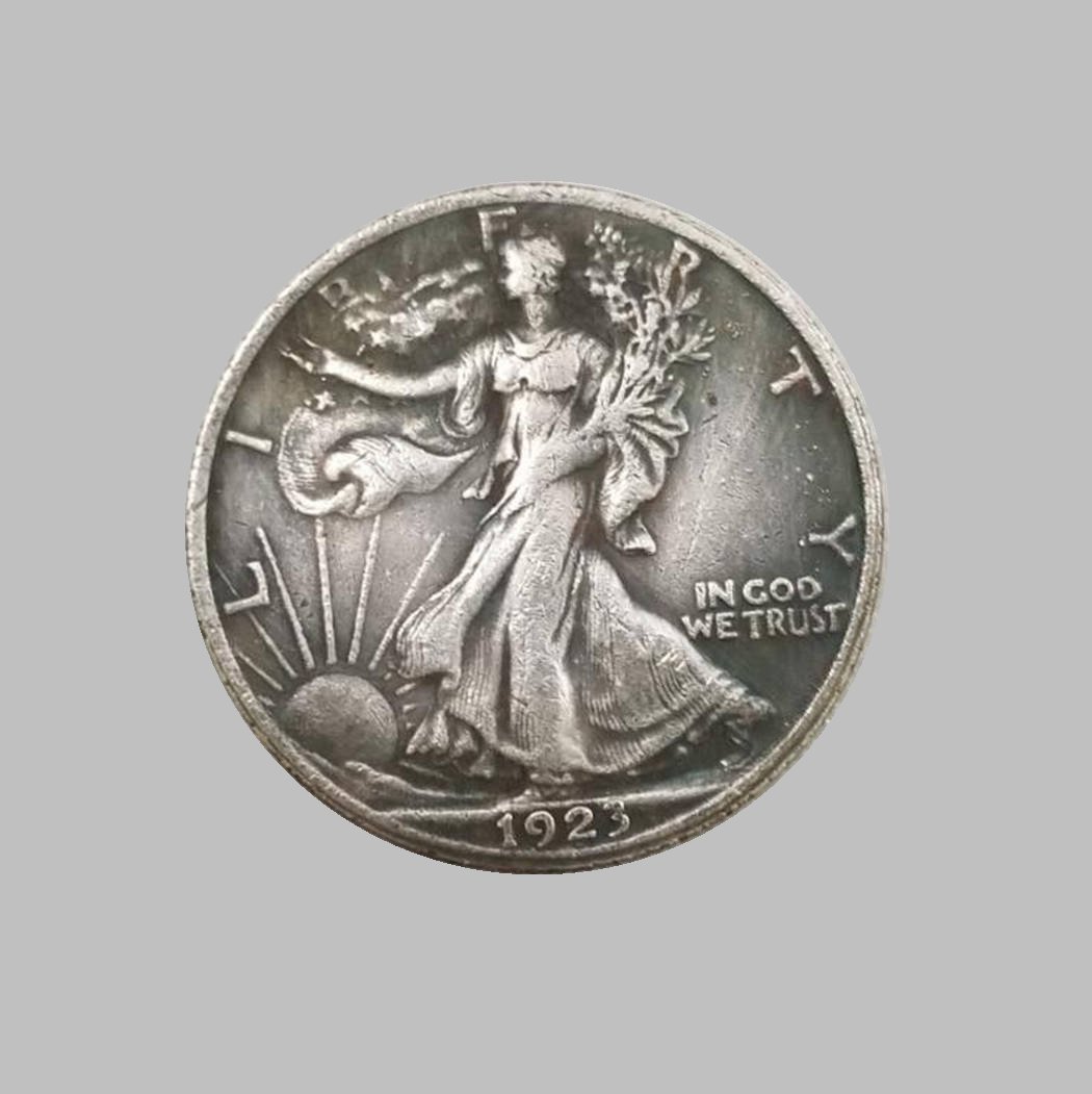 1923 HALF DOLLARS SILVER COIN: Unrated, private collection.