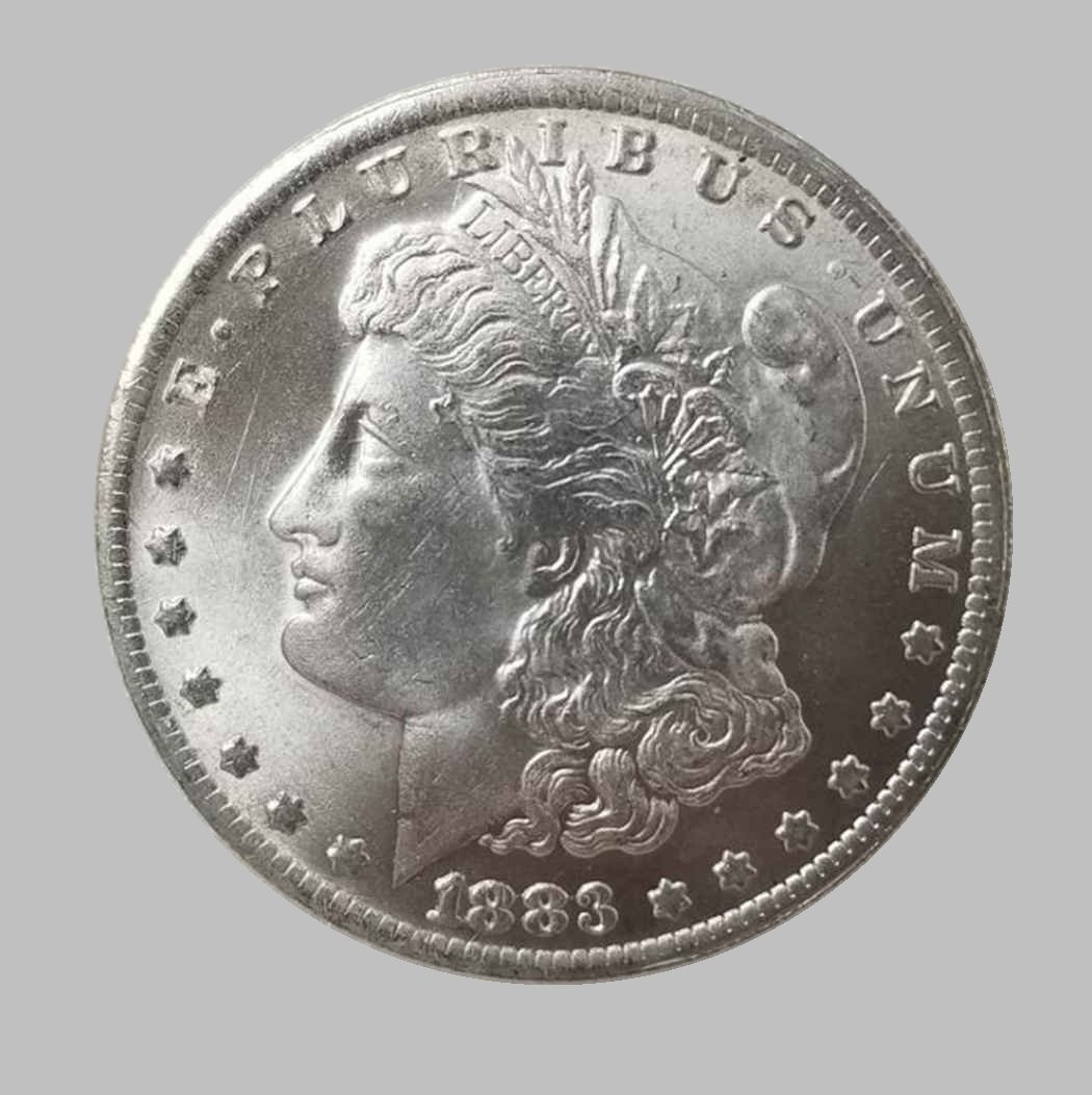 1883-CC ONE DOLLARS MORGAN SILVER COIN (1 of 2)