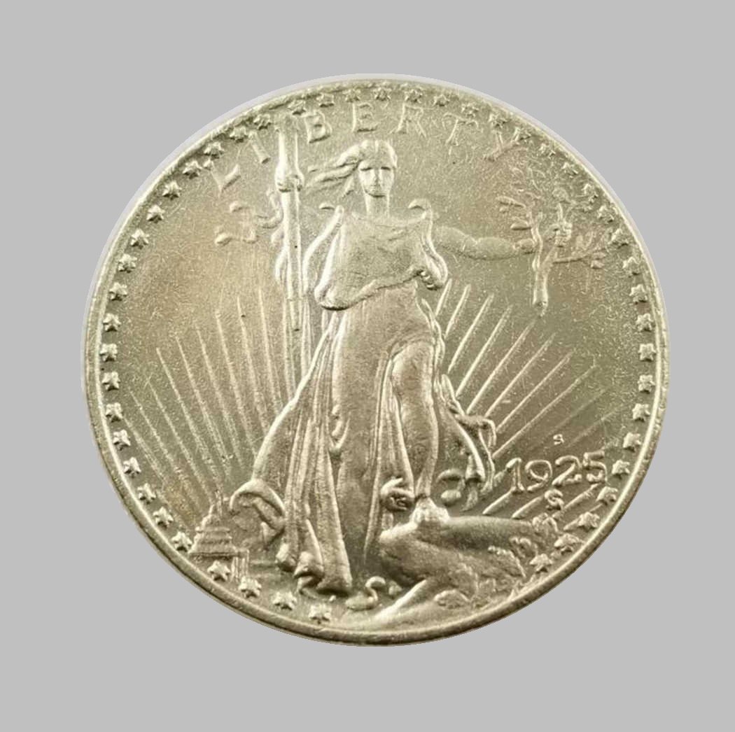 1925-S TWENTY DOLLARS GOLD COIN (1 of 2)