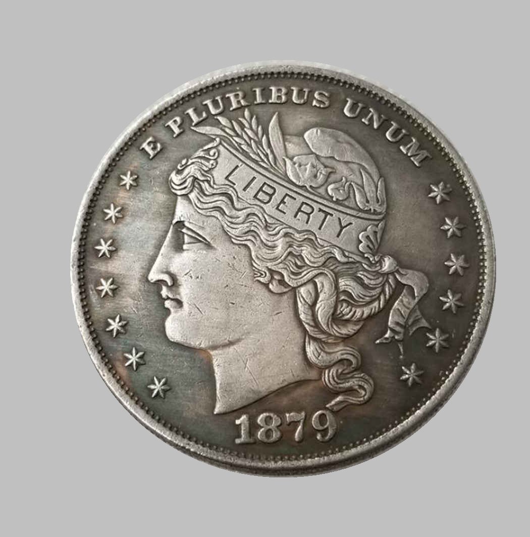 1879 100C. DOLLARS SILVER COIN (1 of 2)