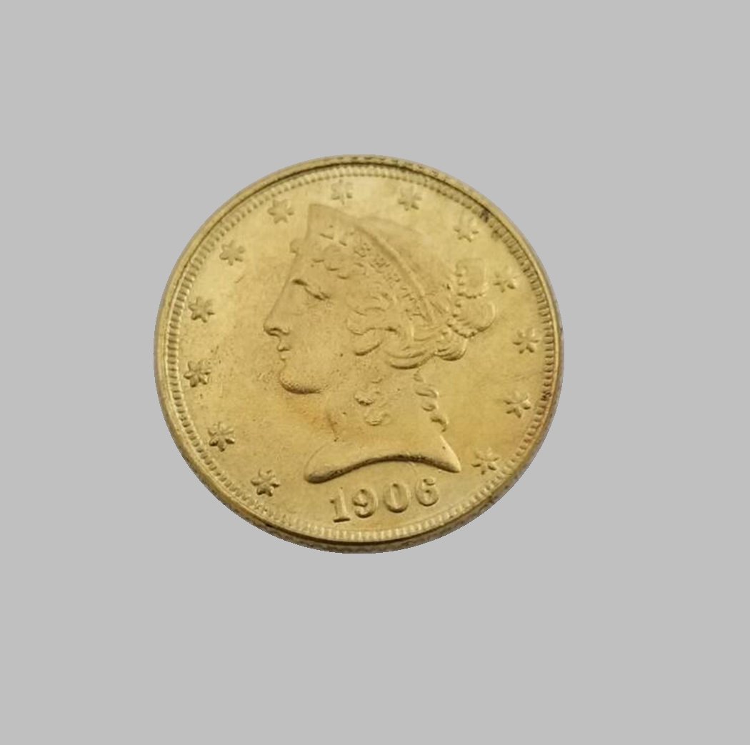 1906-D FIVE DOLLARS GOLD COIN (1 of 2)