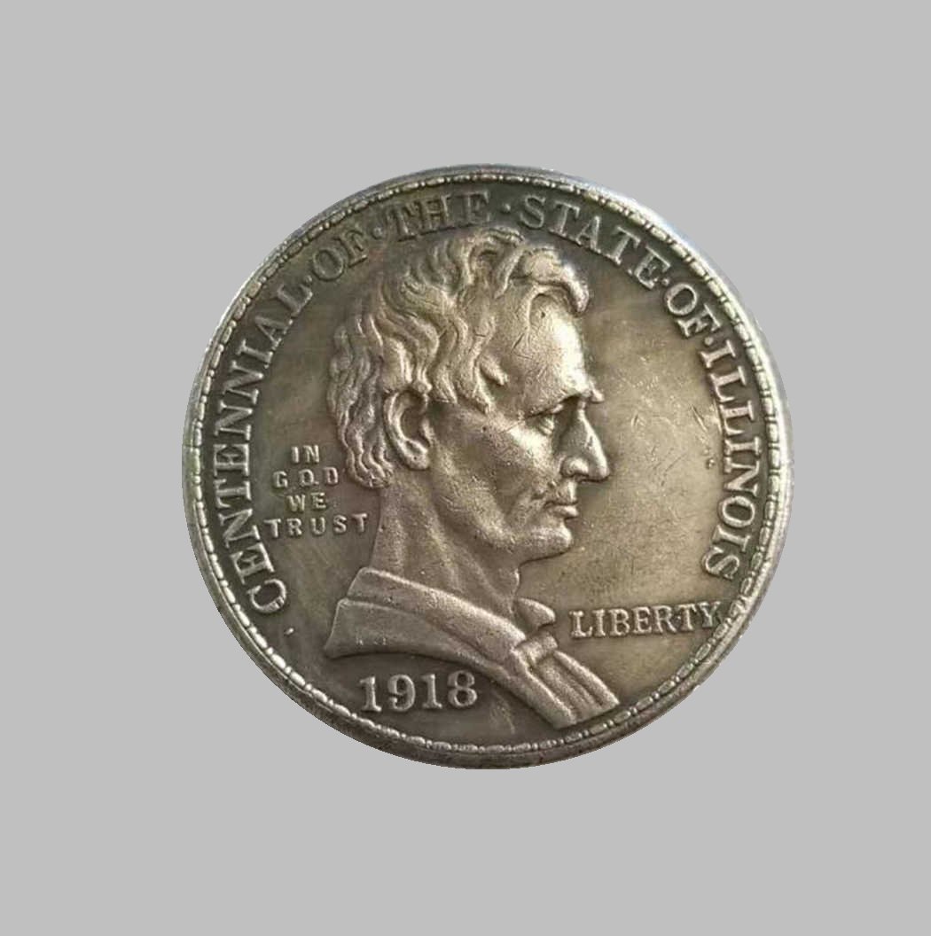 1918 HALF DOLLARS SILVER COIN (1 of 2)